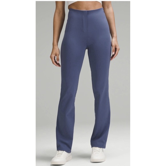 lululemon athletica Pants - Lululemon Smooth Fit Pull On High-rise Pants Sz 6 Blue Casual Comfort Athletic